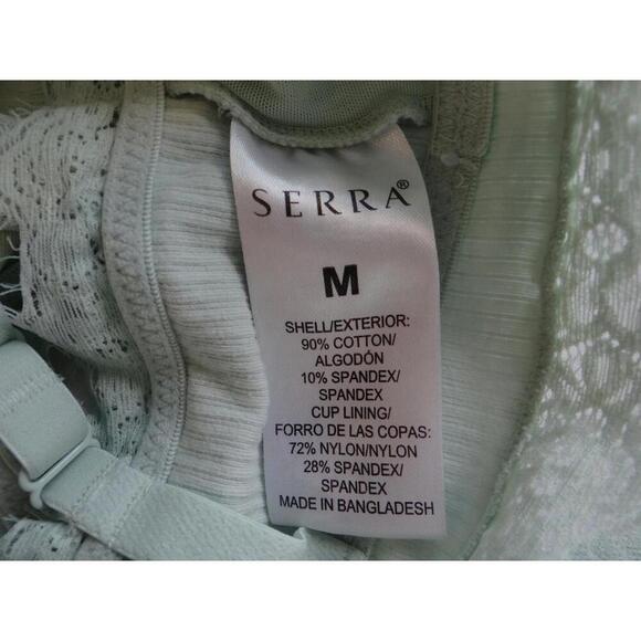 Chic Lace-Trim Bralette - Soft Mint Green - Picture 6 of 6